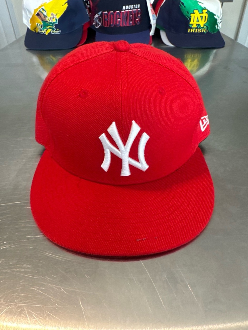 Red New Era Yankees Hat